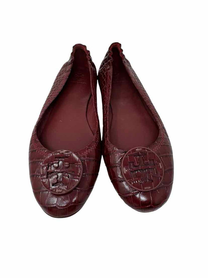 Shoe Size 9 Tory Burch Wine Flats