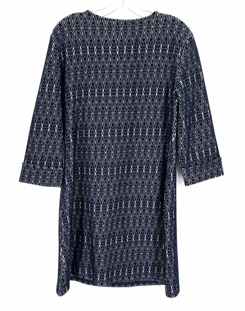 Size XL ARYEH Navy Knit Dress