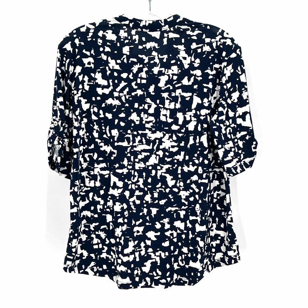 Size M Navy Print Shirt