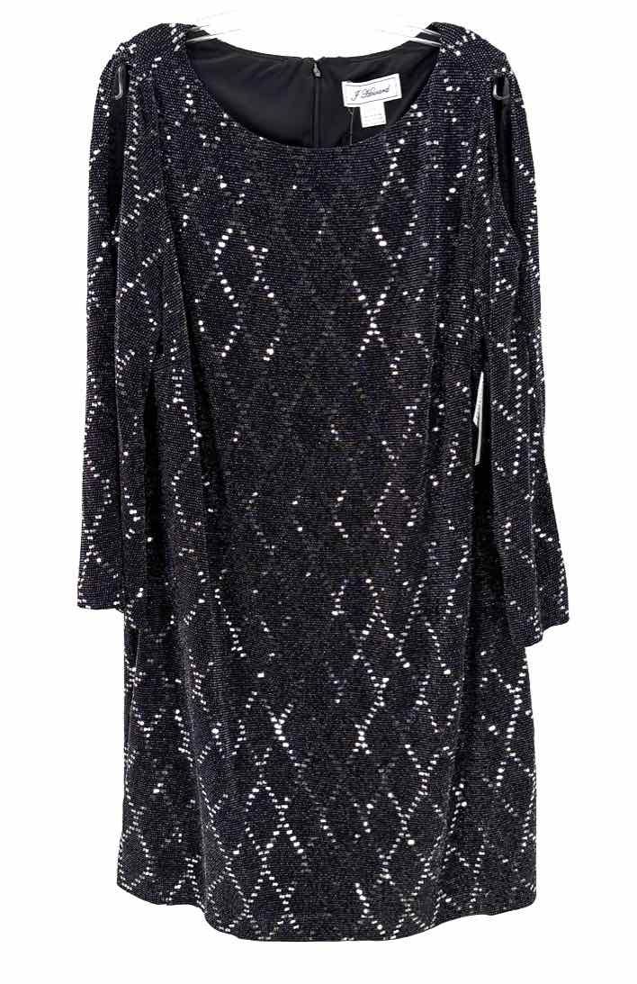 Size 20W J HOWARD Black Dress