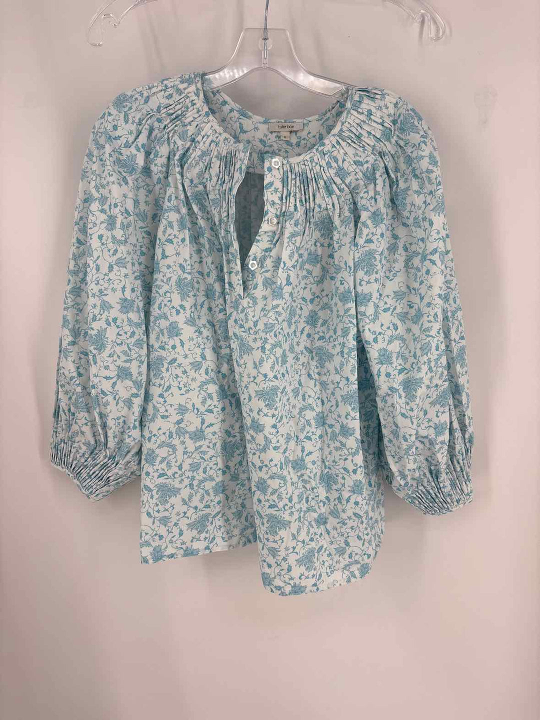 Size S TYLER BOE Blue Print Shirt