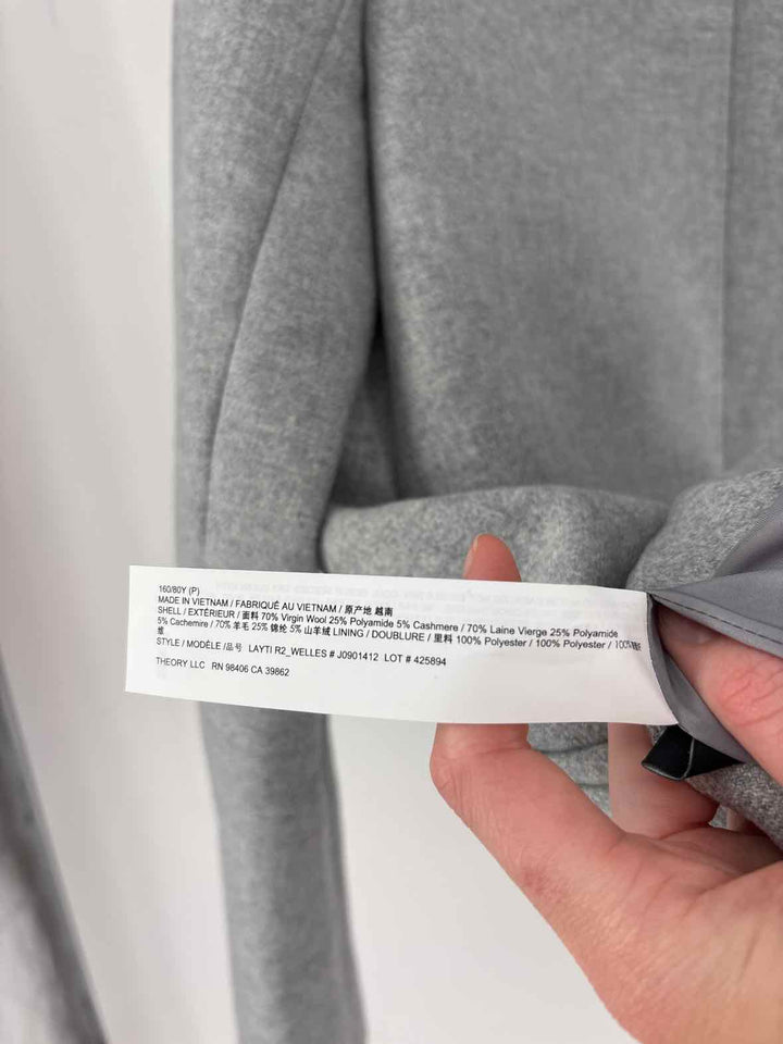 Size Petite THEORY Gray Jacket