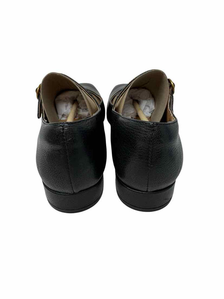 Shoe Size 9.5 SOFFT Black Leather Flats
