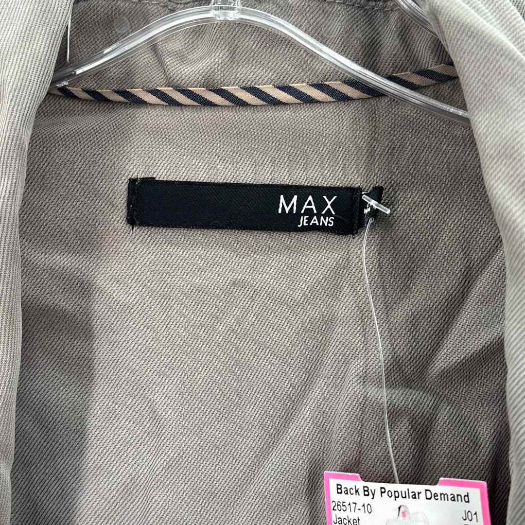 Size L MAX JEANS Gray Jacket