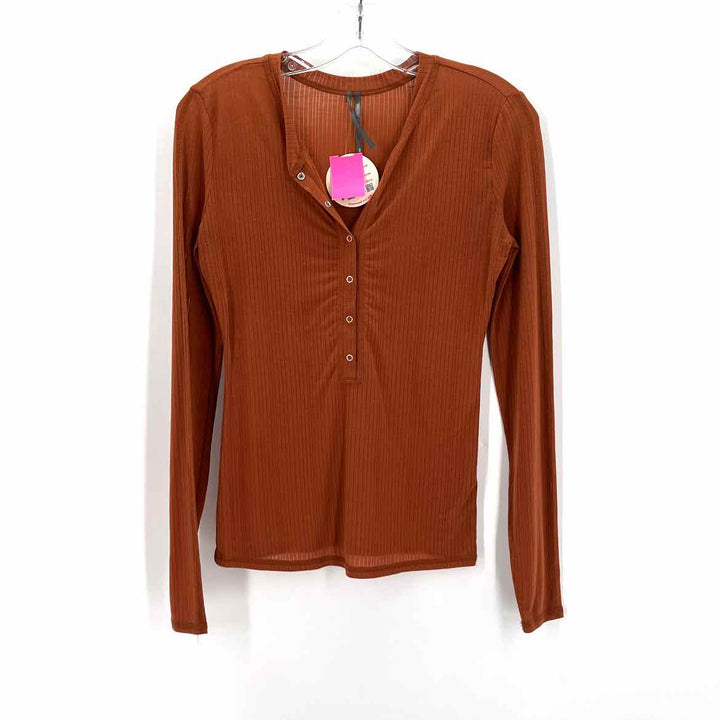Size XXS Anthropologie Brown Shirt