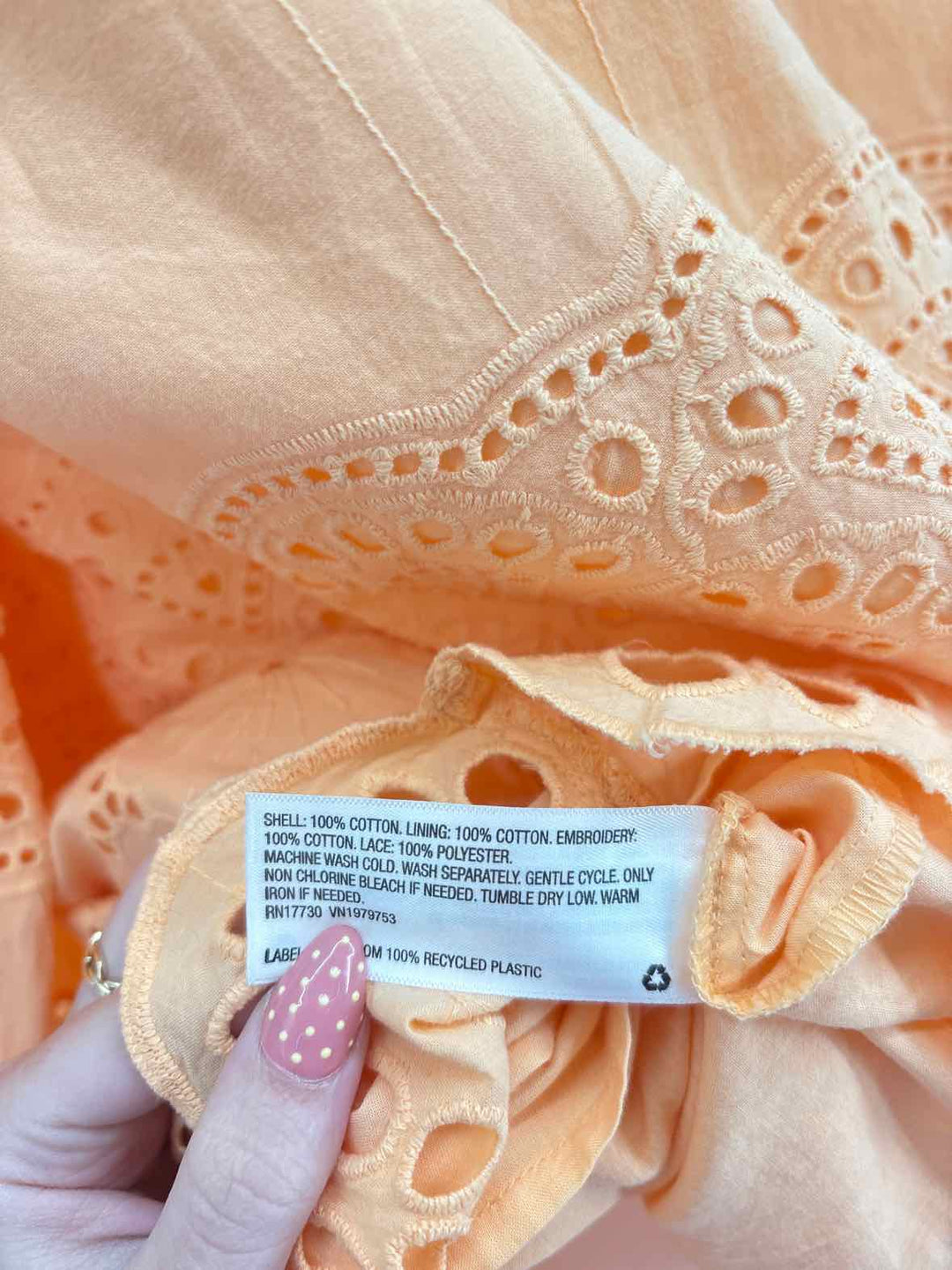 Size S UNIVERSAL THREAD Orange Dress