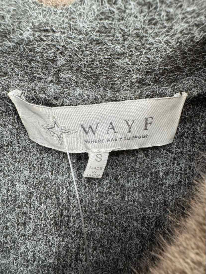 Size S wayf Gray Knit Cardigan