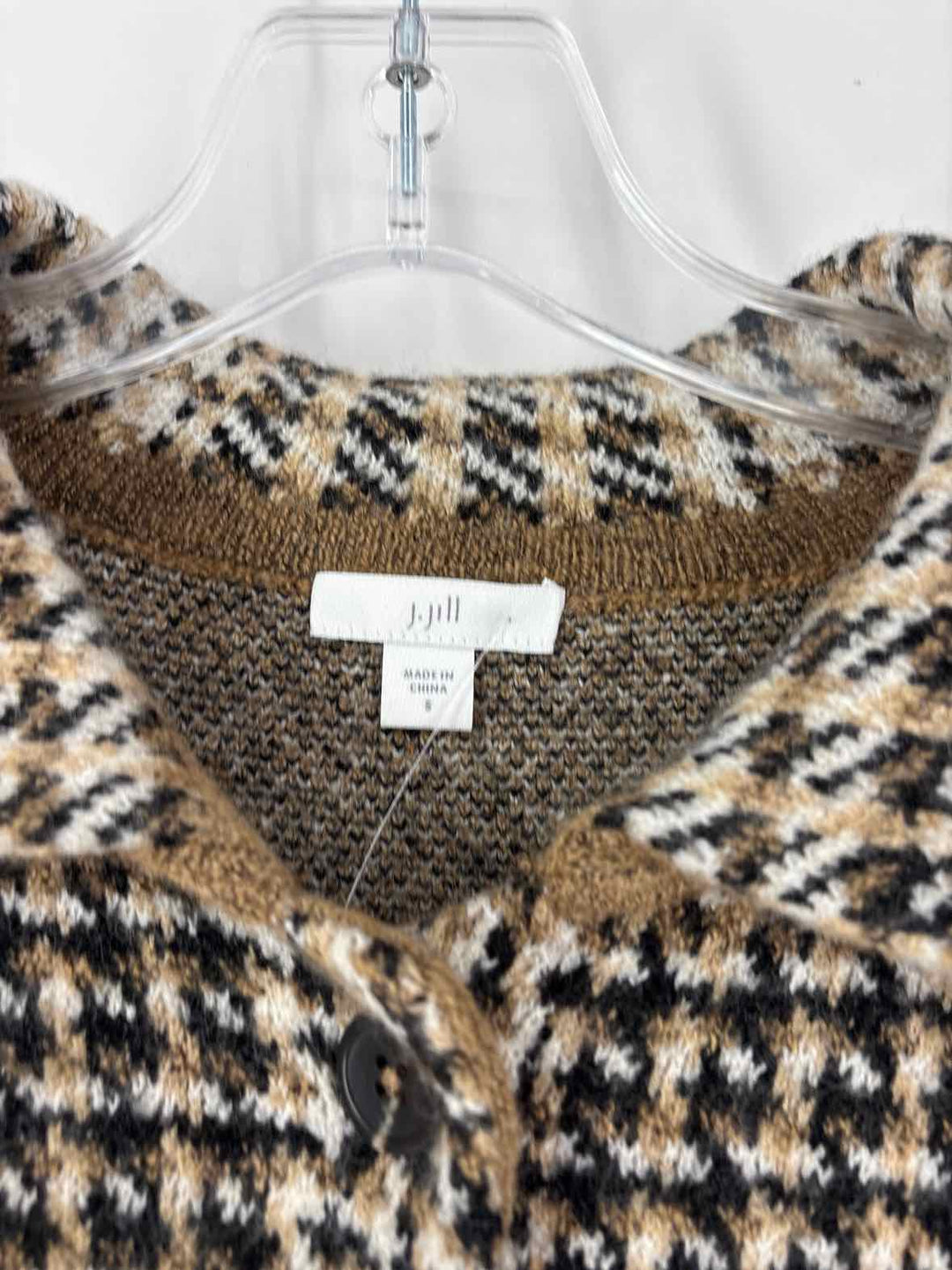 Size S J JILL Tan Cardigan