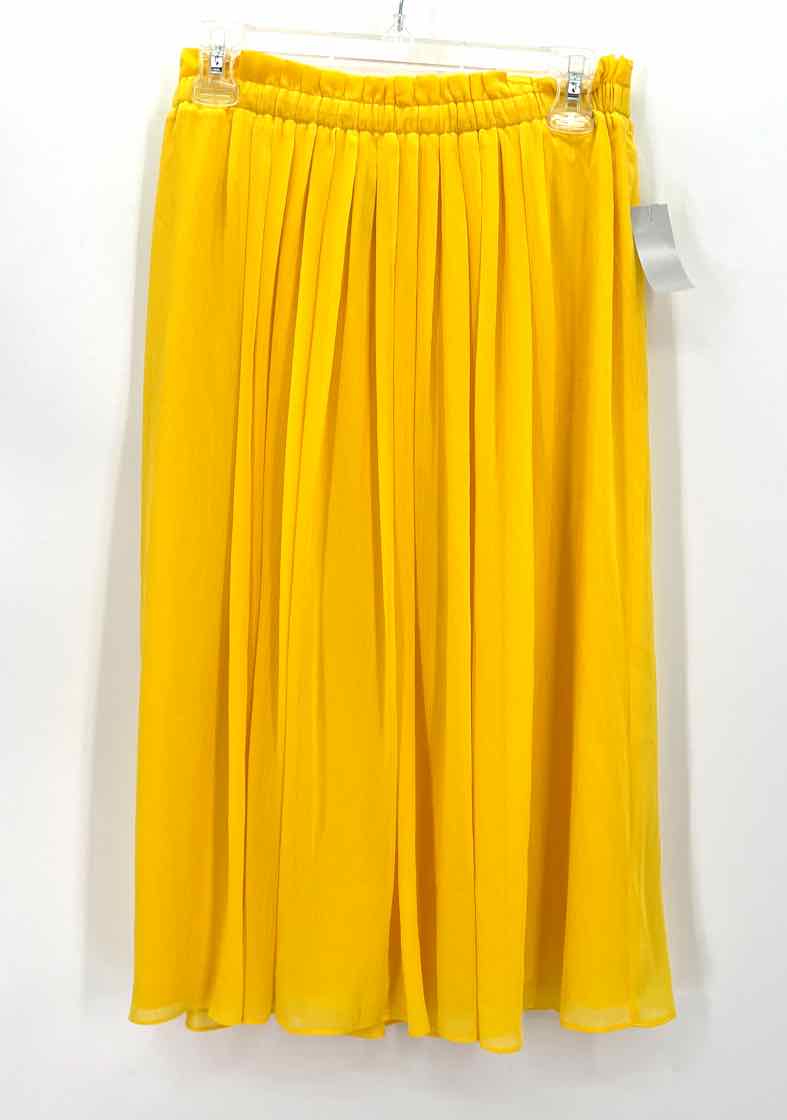 Size M LOFT Yellow Skirt