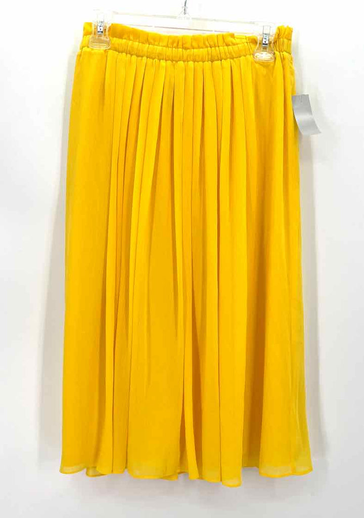 Size M LOFT Yellow Skirt