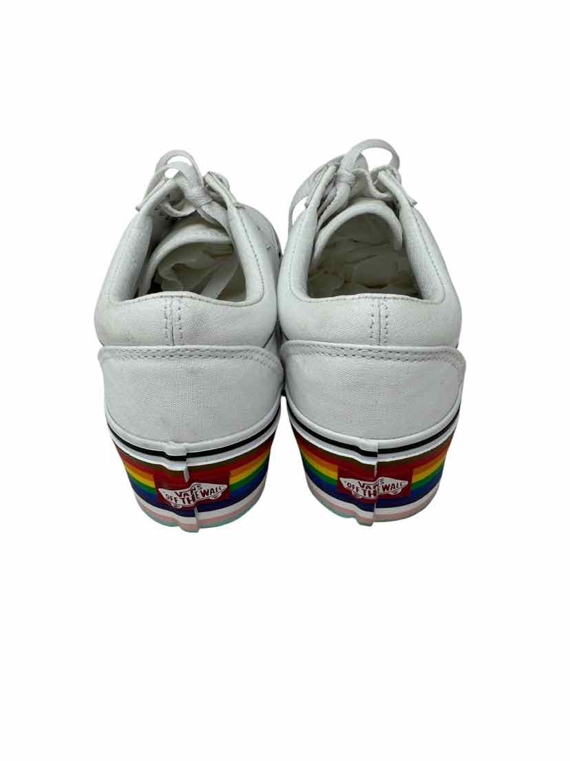 Shoe Size 8 Vans White Sneakers