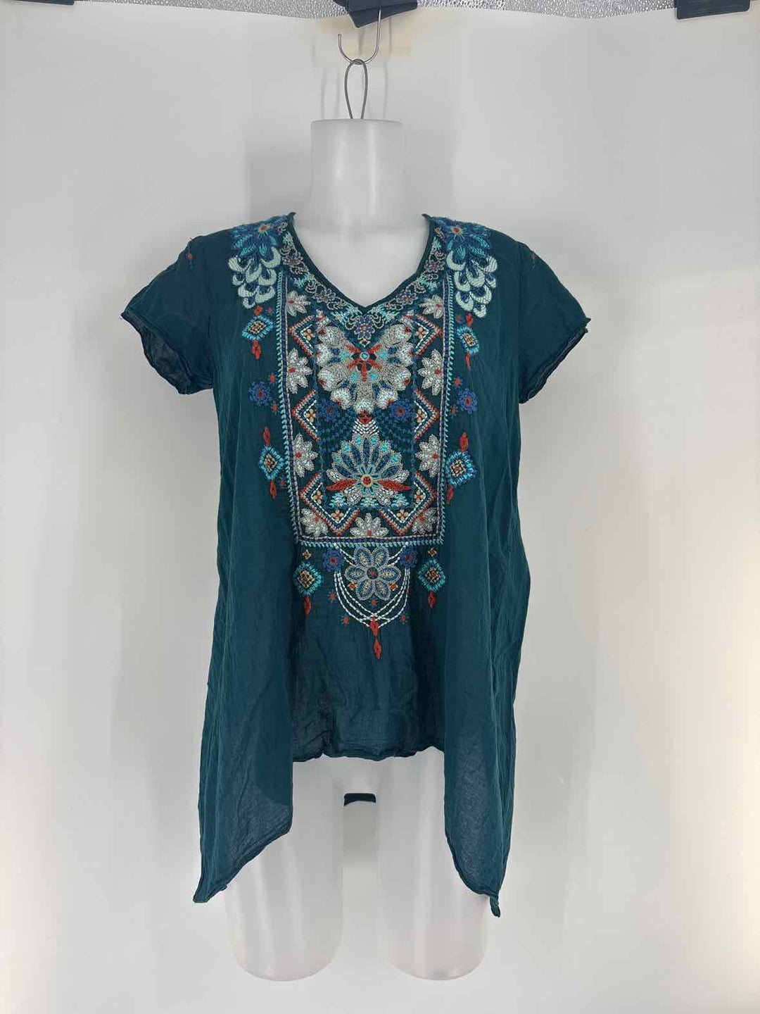 Size XS Johnny Was Teal Shirt