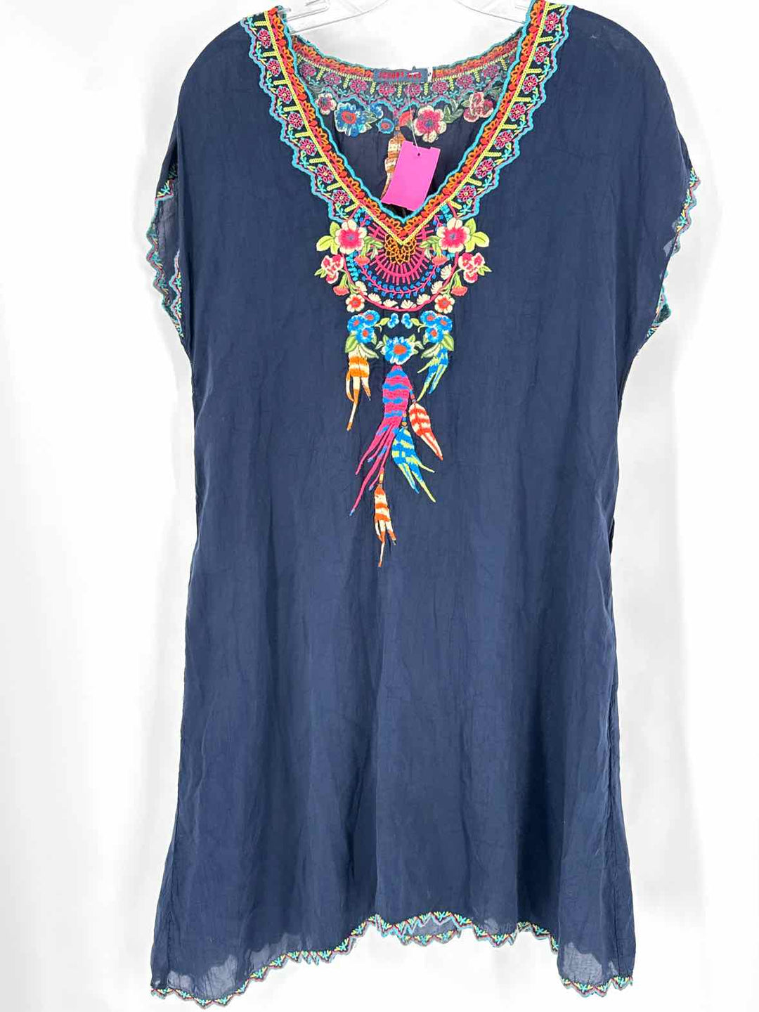 Size S Johnny Was Navy Dress