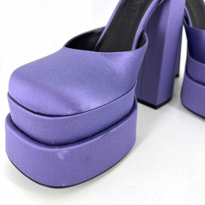 Shoe Size 39.5 Versace Purple Luxury - Pumps