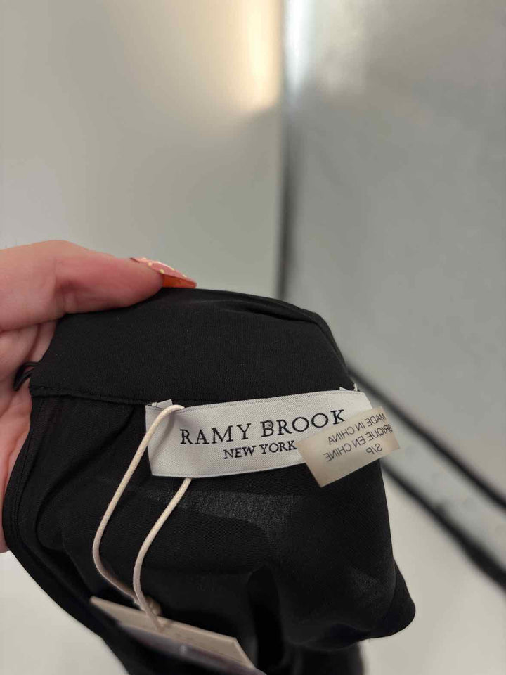 Size S Ramy Brook Black Silk Dress
