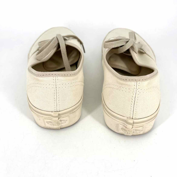 Shoe Size 8.5 Vans Cream Canvas Sneakers