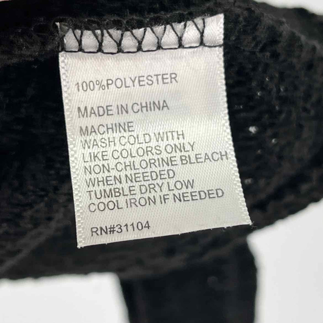 Size XL NEW DIRECTION Black Velour Sweater