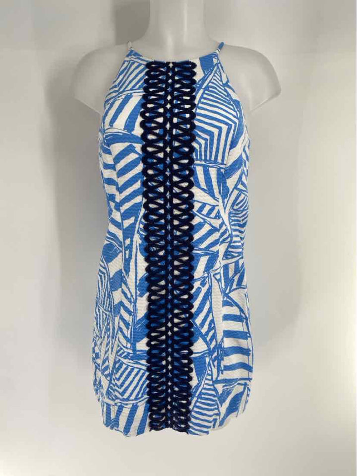 Size 2 Lilly Pulitzer Blue Dress