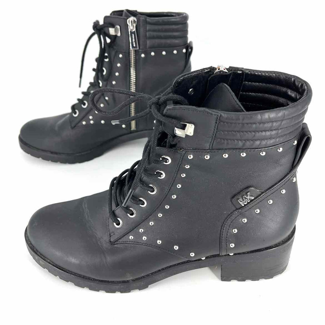 Shoe Size 9.5 Michael Kors Black Leather Boots
