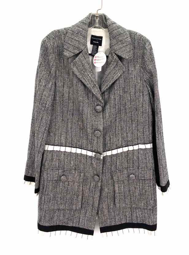 Size 16 DONCASTER Gray Tweed Luxury - Coat