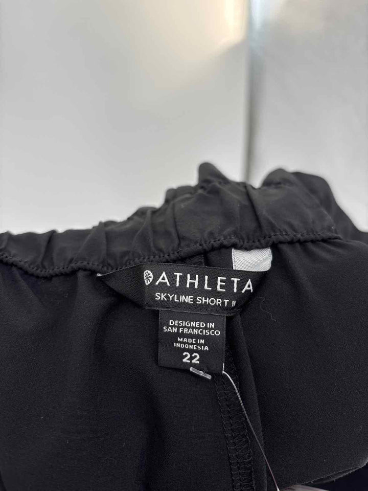 Size 22 Athleta Black Shorts