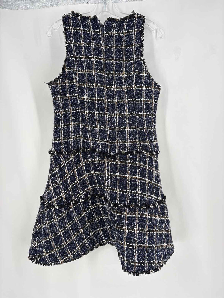 Size 12 LIKELY Navy Print Dress