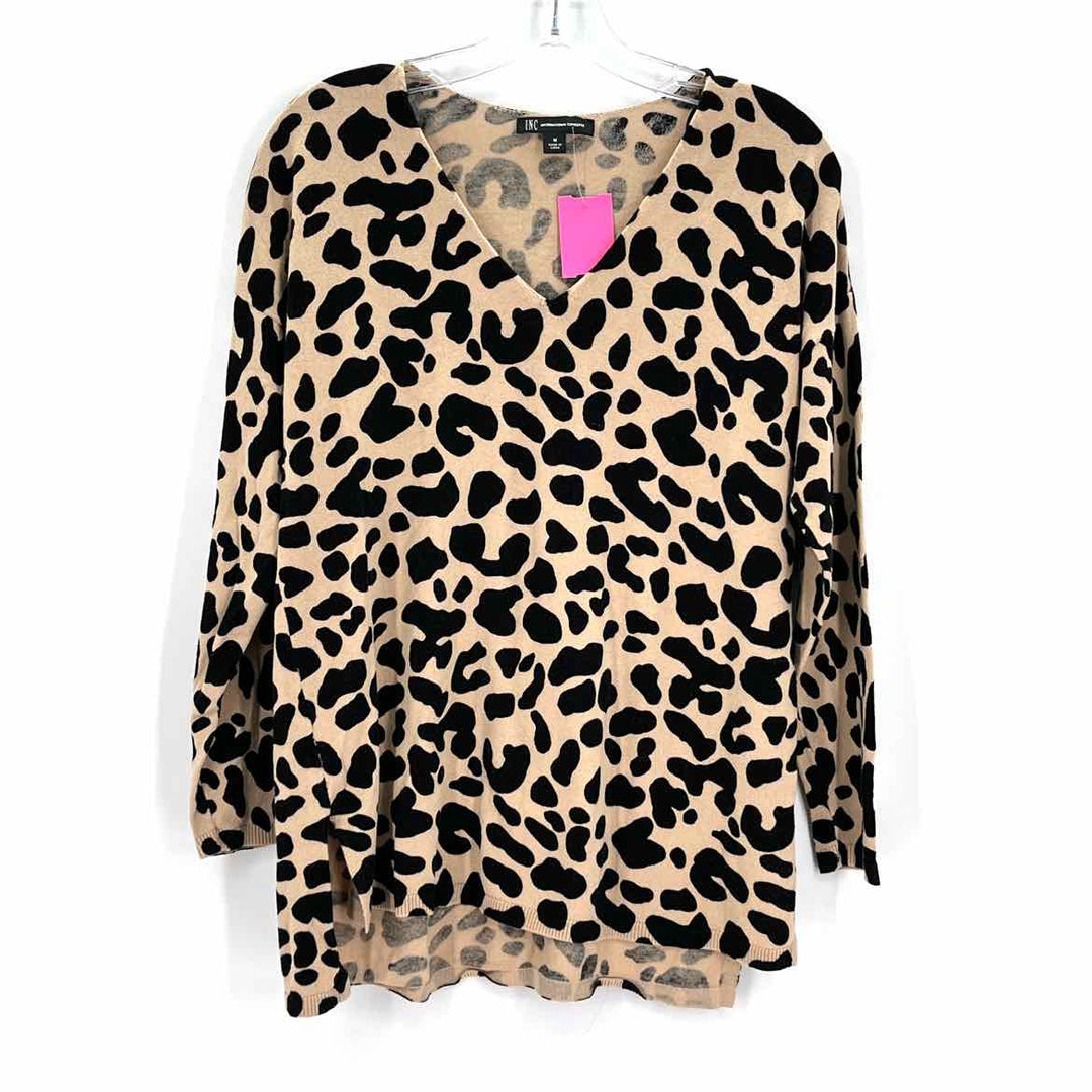 Size M INC Tan Knit Sweater