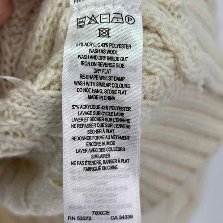 Size 8 FRENCH CONNECTION Cream Sweater