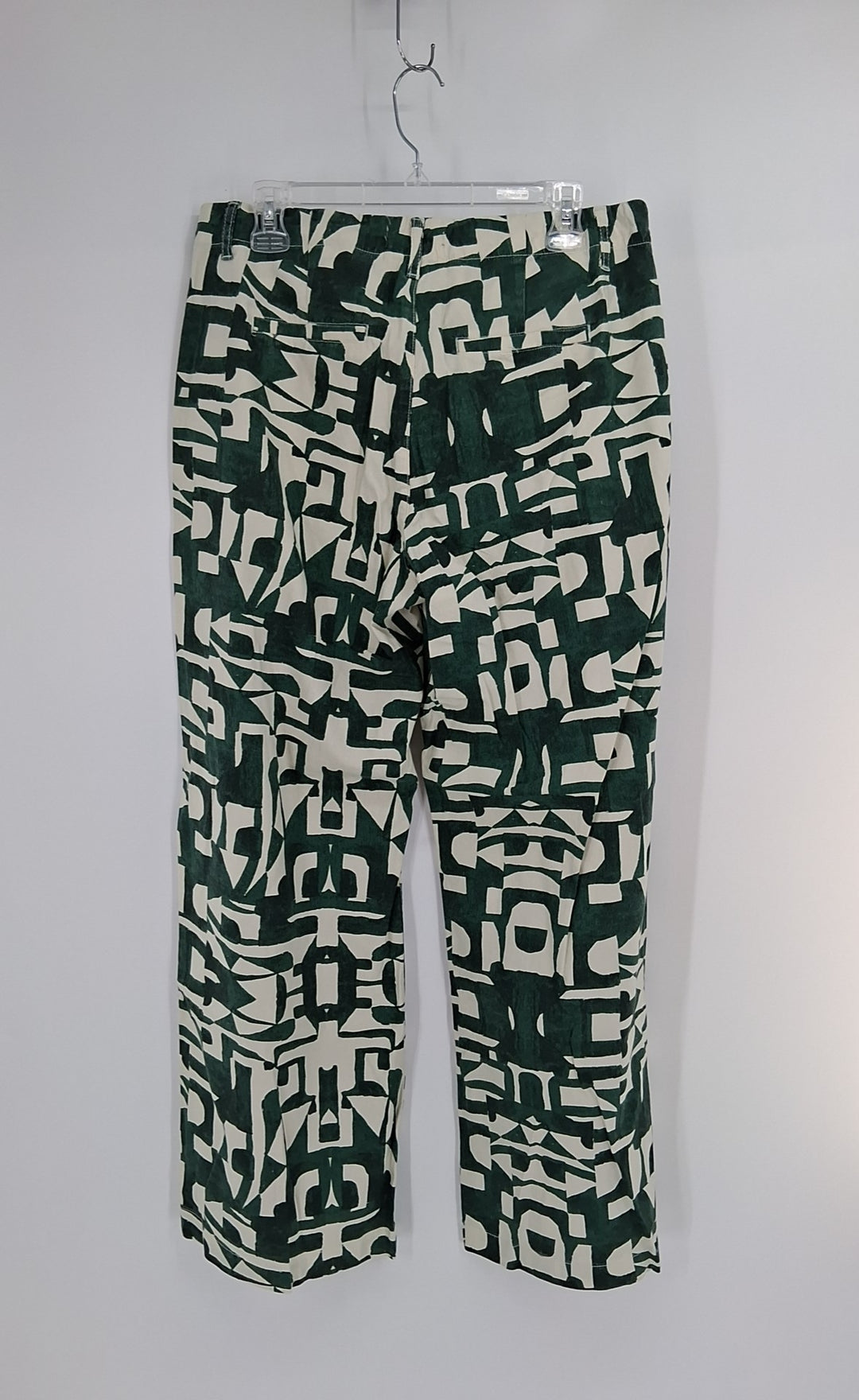 Size 10 KUT Green Print Pants
