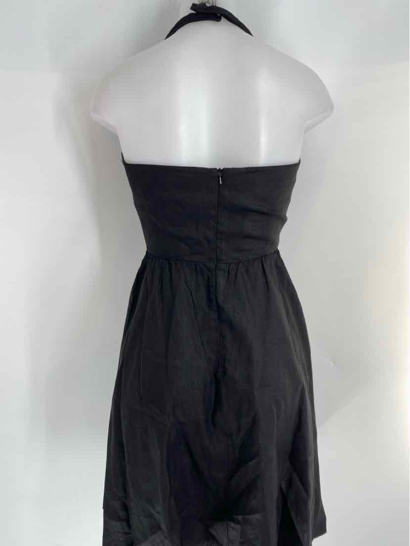 Size 4 Black Linen Dress