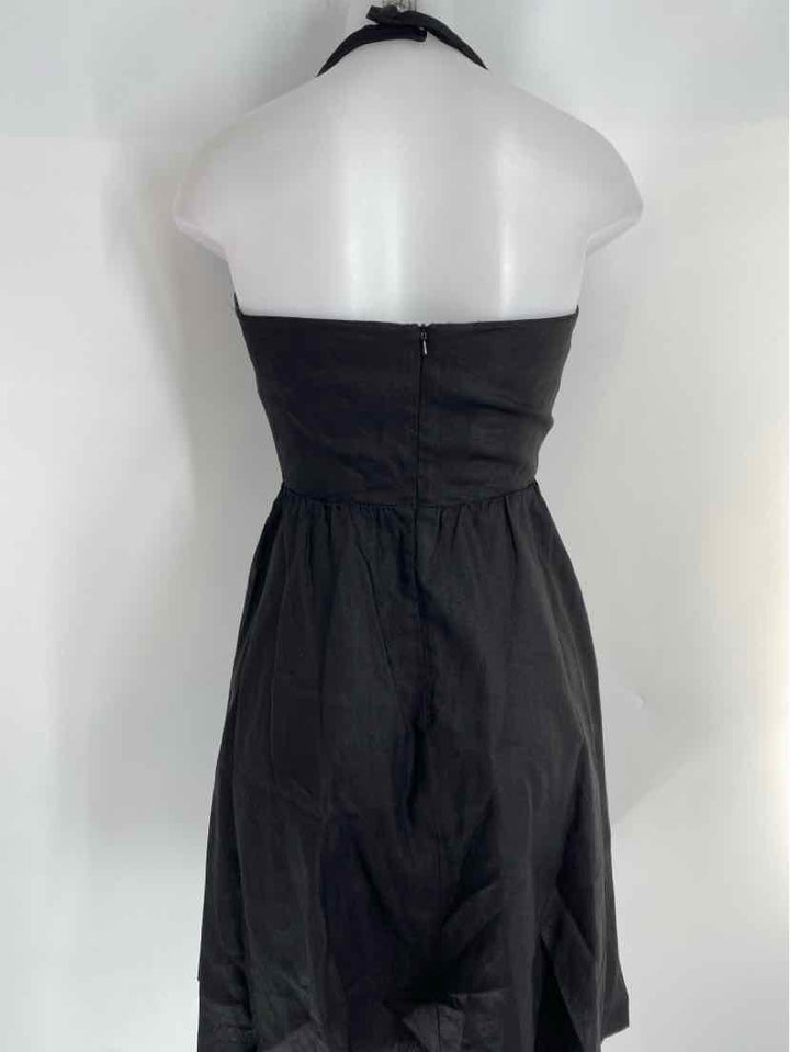 Size 4 Black Linen Dress