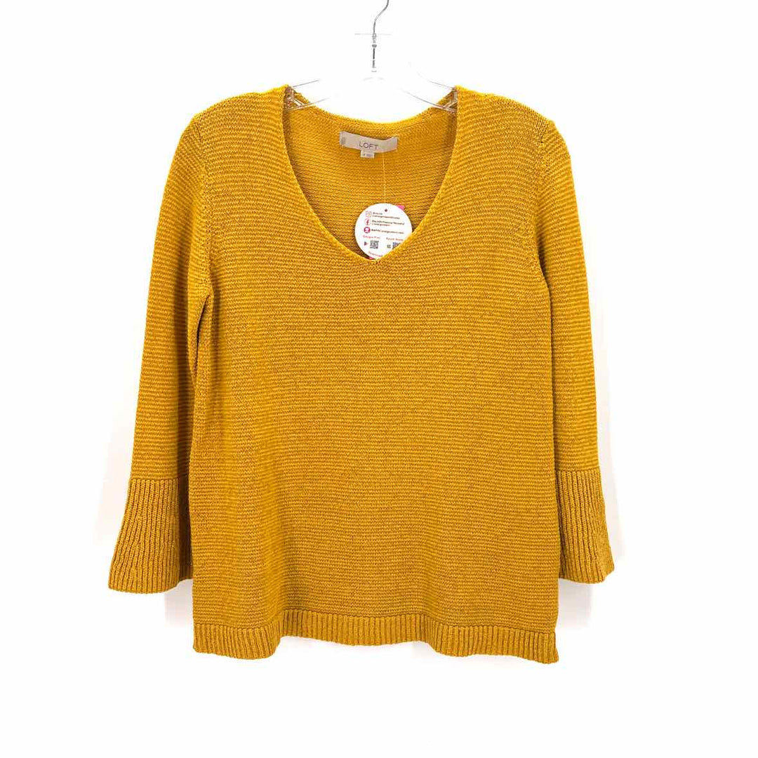 Size M LOFT Mustard Sweater