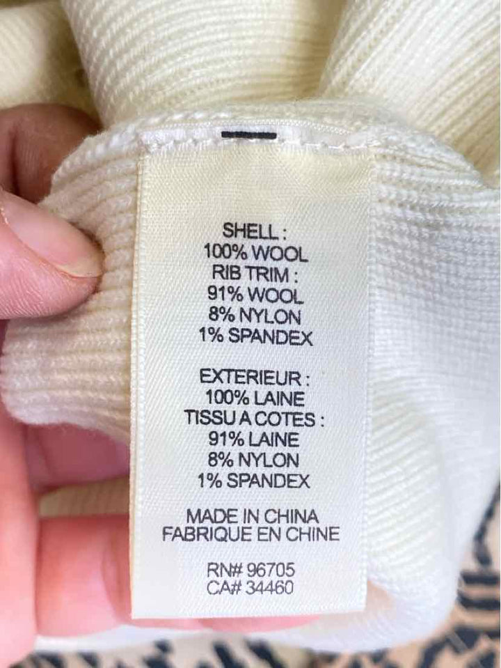 Size XS REBECCA TAYLOR Ivory Knit Luxury - Cardigan