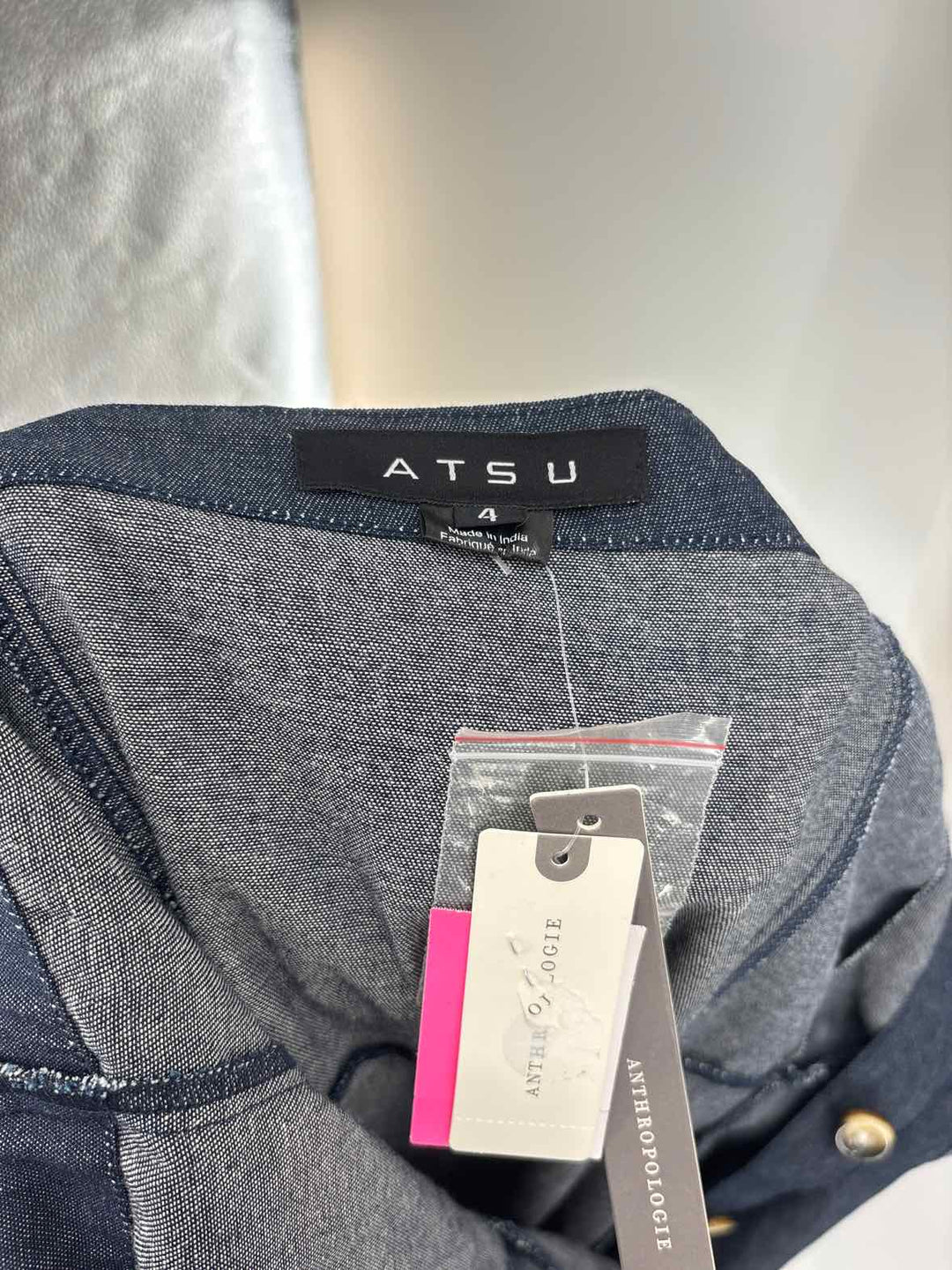 Size 4 Anthropologie Denim Dress
