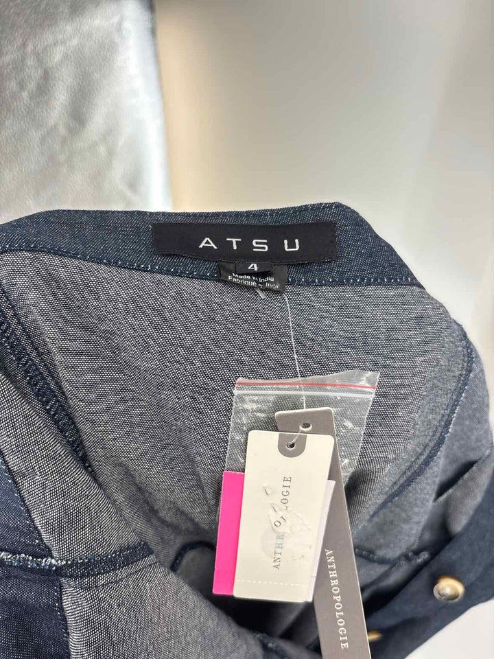 Size 4 Anthropologie Denim Dress