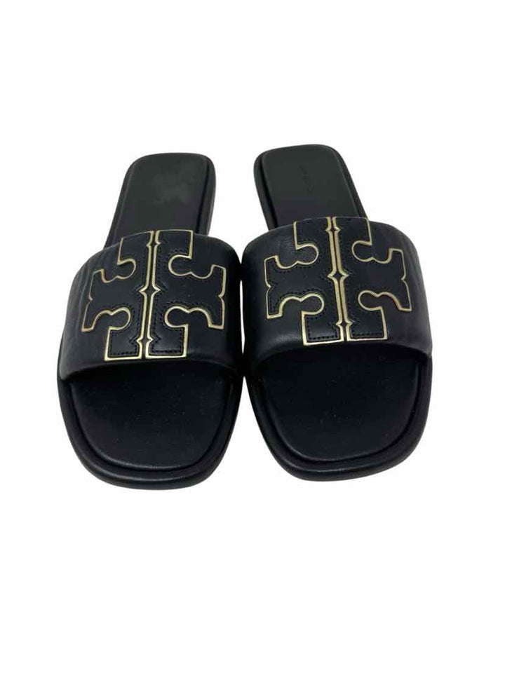 Shoe Size 9.5 Tory Burch Black Leather Sandals