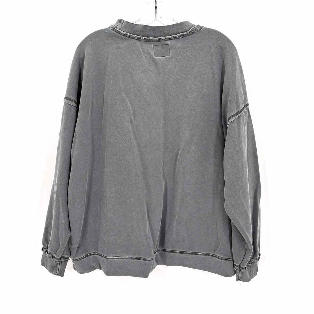Size M FREE PEOPLE Gray Shirt