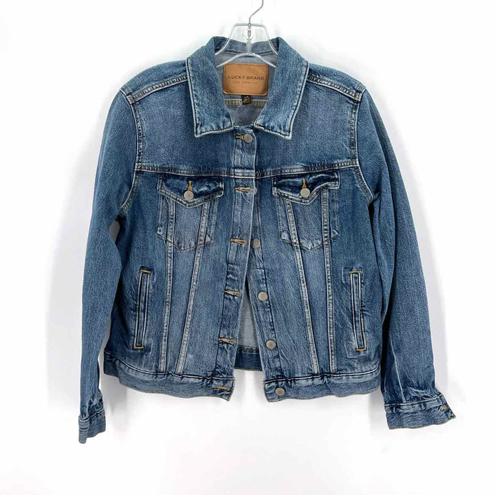 Size L LUCKY Blue Denim Jacket