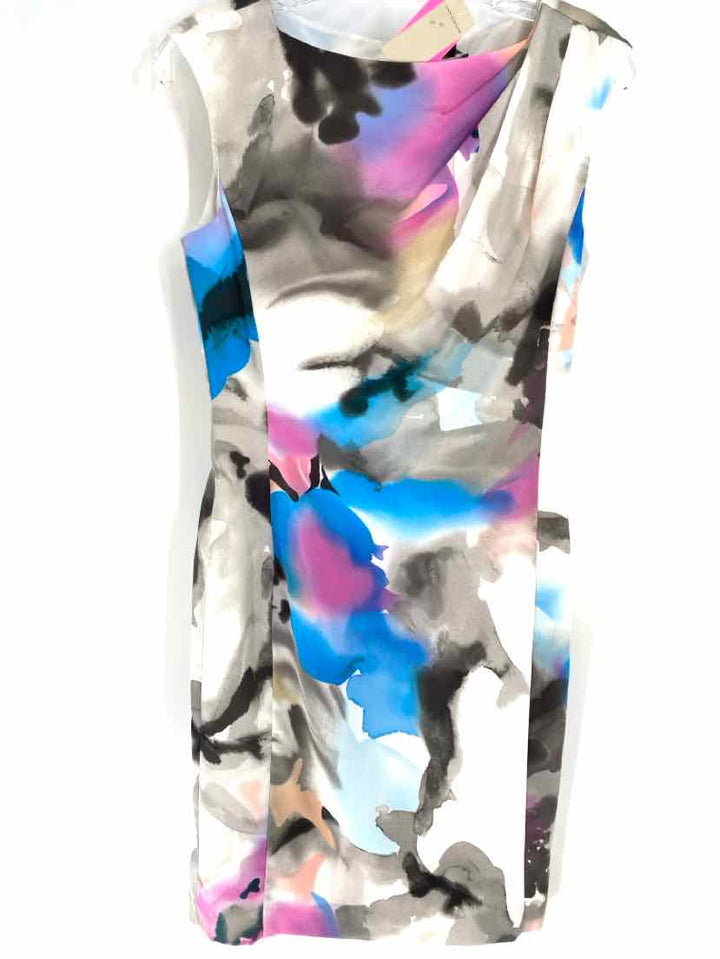 Size 2 Ann Taylor Gray Sateen Dress