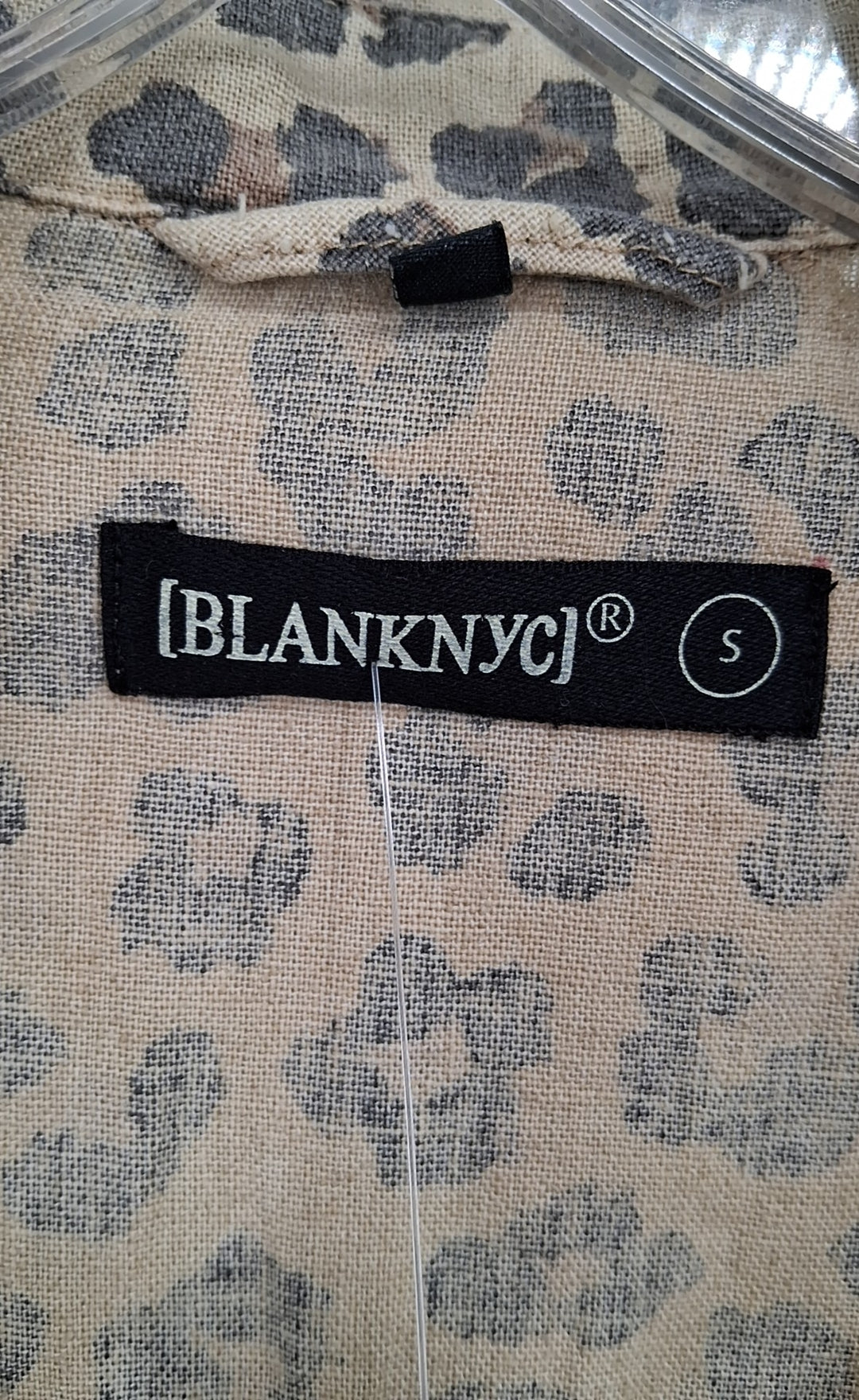 Size S BLANK NYC Tan Shirt