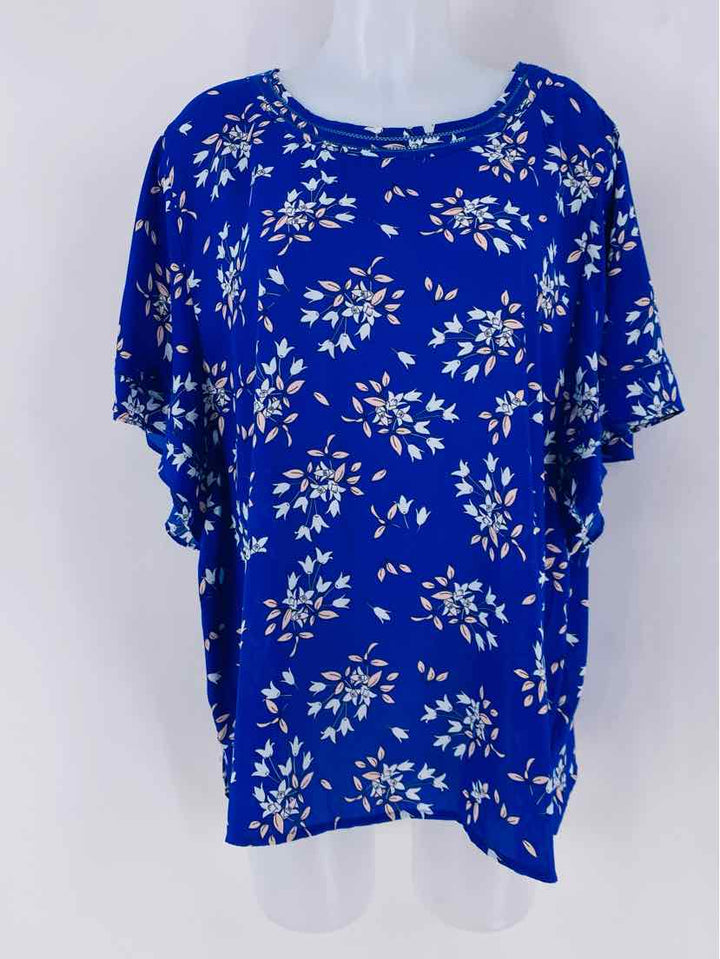Size XXL LIZ CLAIBORNE Blue Shirt