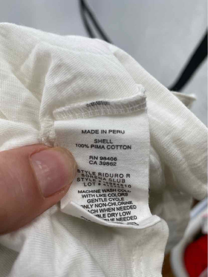 Size M THEORY White Cotton Shirt