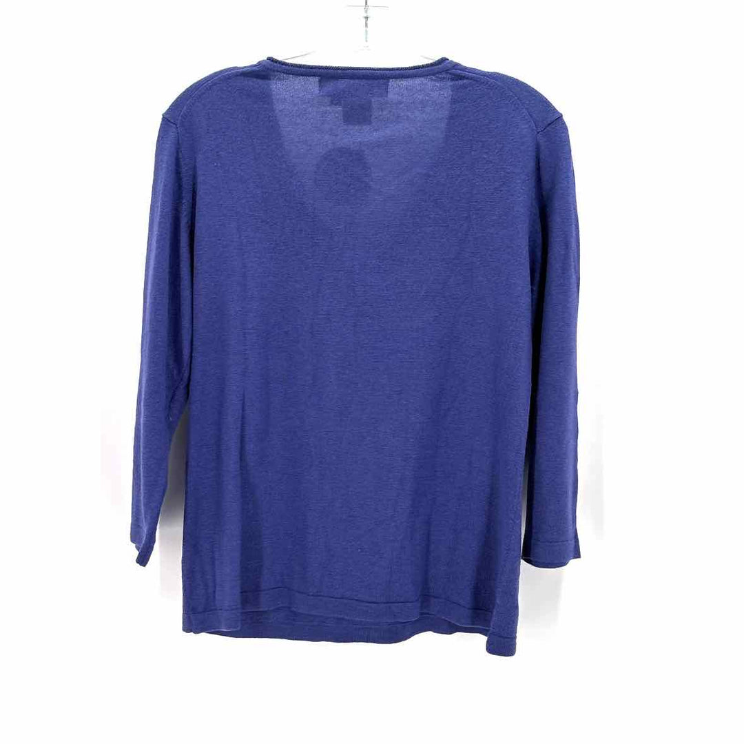 Size S Purple Silk Cashmere Sweater