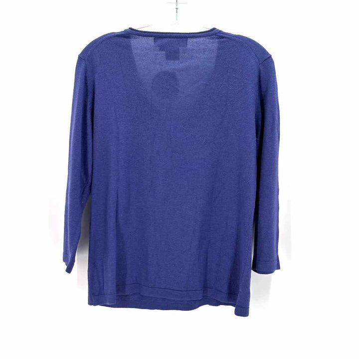 Size S Purple Silk Cashmere Sweater
