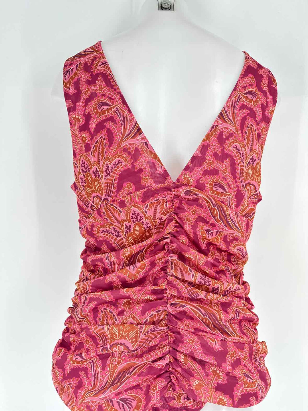 Size XL Anthropologie PINK PRINT Shirt