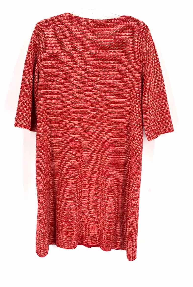 Size L MISOOK Red Print Dress