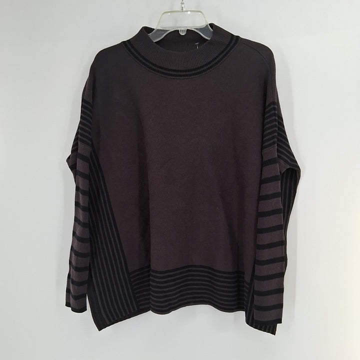 Size L PLANET Brown Knit Sweater