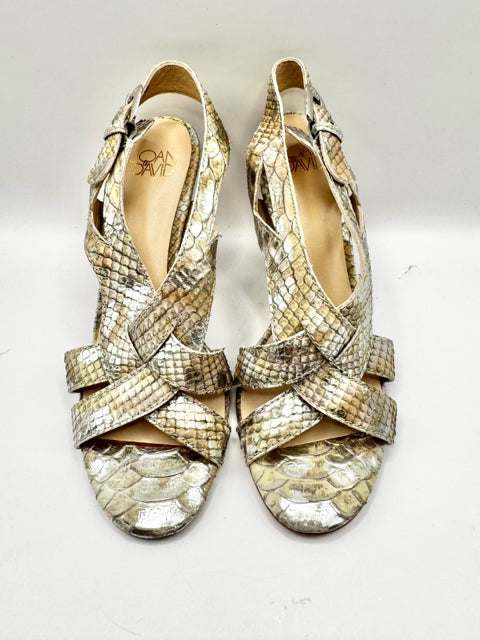 Shoe Size 6.5 JOAN & DAVID Silver Sandals