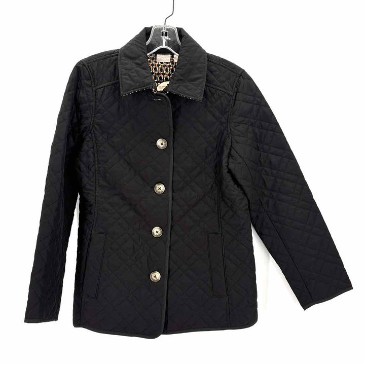 Size S Chico's Black Quilted Jacket