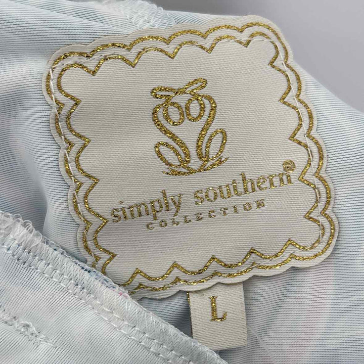 Size L SIMPLY SOUTHERN Blue Shorts